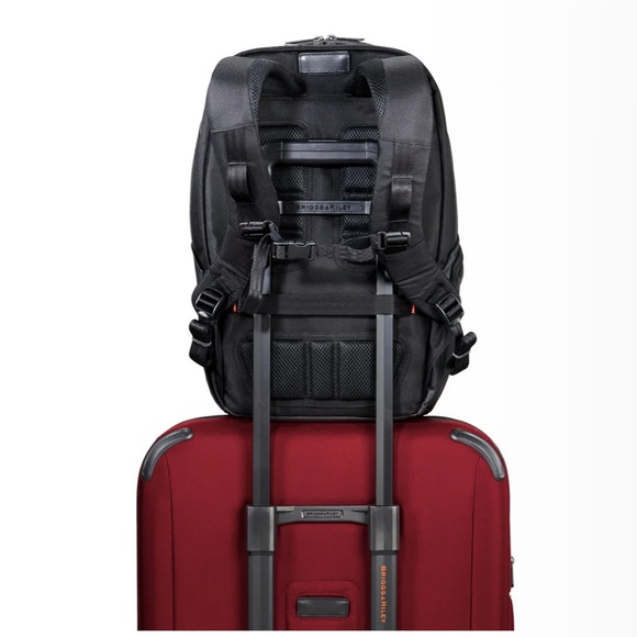 Briggs & Riley Black Cargo Backpack - Picture 11 of 14
